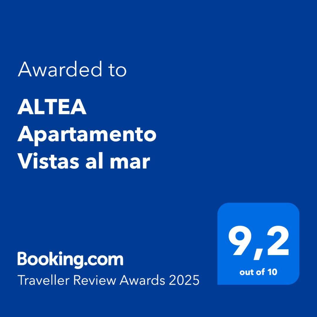 Altea Apartamento Vistas Al Mar Dış mekan fotoğraf